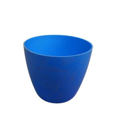 Blue Orchid Round Pot